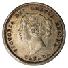 1858 Small Date Canada 5-cents Extra Fine (EF40) $