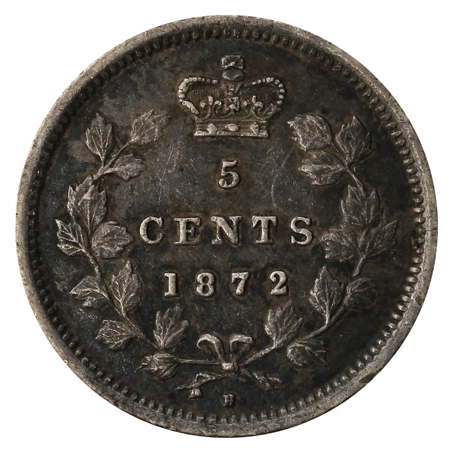 1872H Canada 5-cents VF-EF (VF30) $