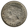 1886 Small 6 Canada 5-cents VF-EF (VF30) $