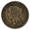1886 Small 6 Canada 5-cents F-VF (F15)