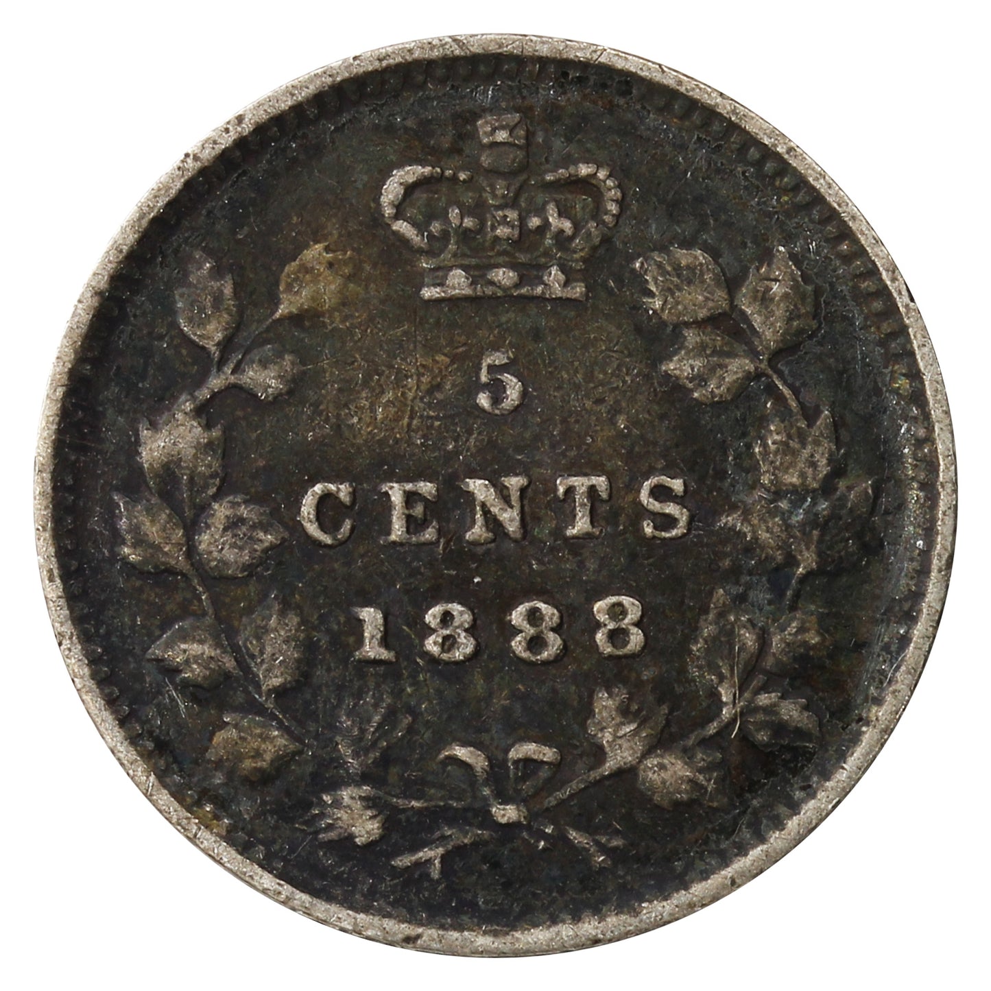 1888 Canada 5-cents Very Fine (VF20)