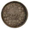1889 Canada 5-cents F-VF (F15) $