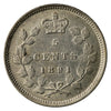1891 Obv. 5 Canada 5-cents EF-AU (EF45) $