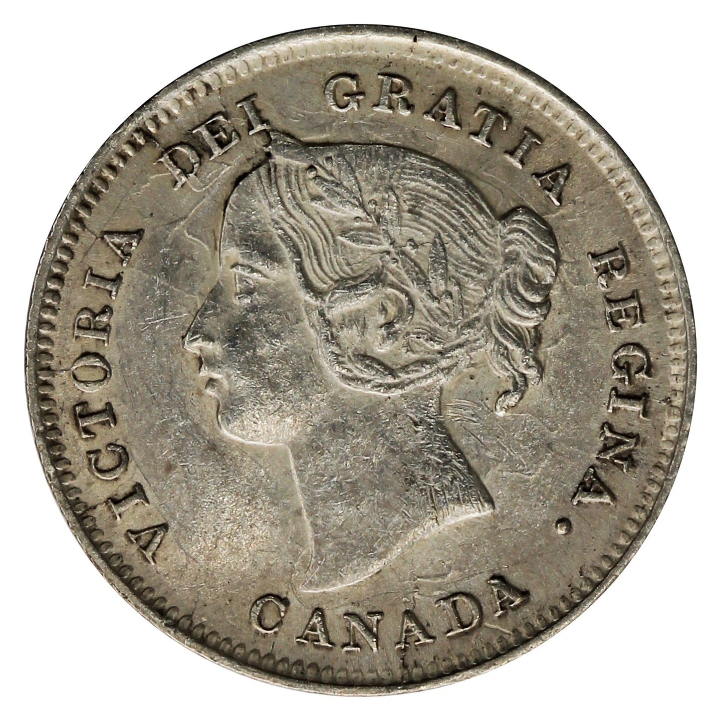 1893 Canada 5-cents EF-AU (EF45) $