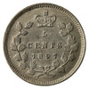 1897 Canada 5-cents AU-UNC (AU55) $
