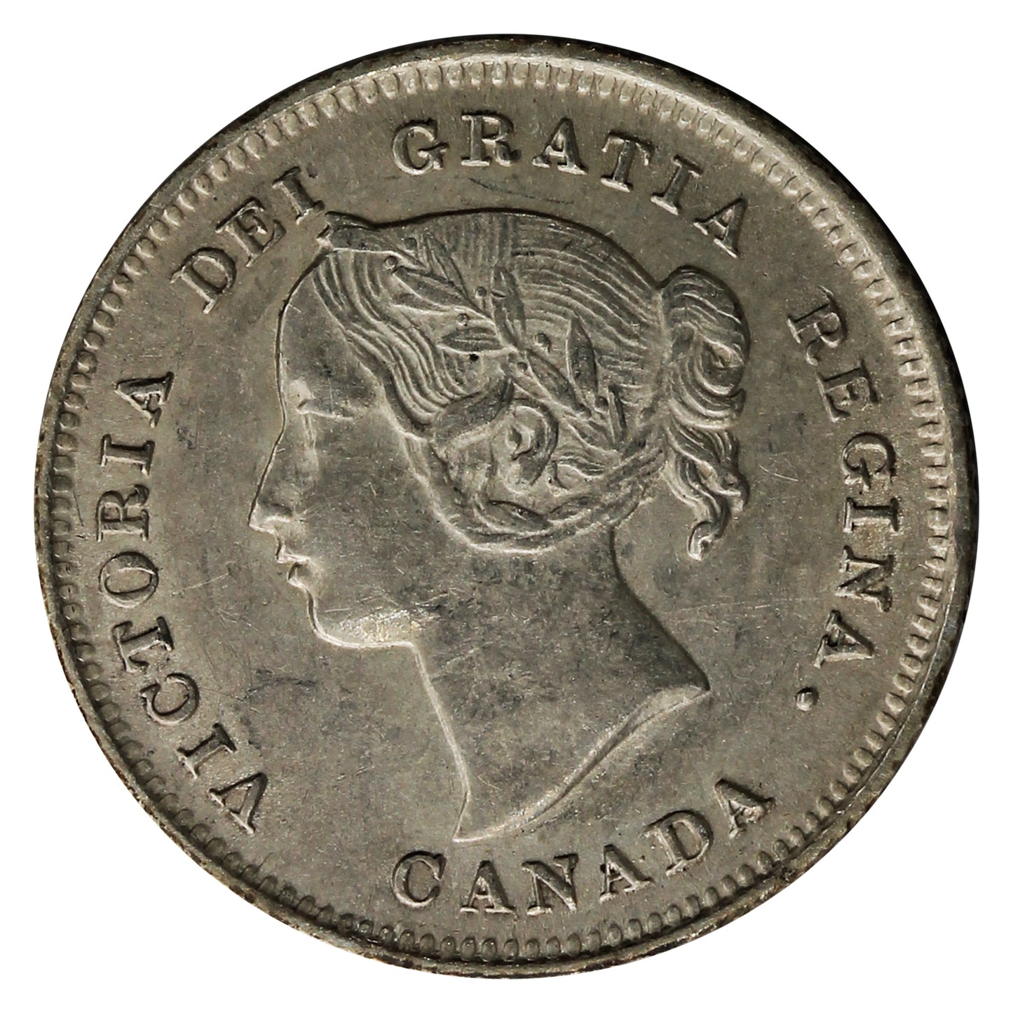 1897 Canada 5-cents AU-UNC (AU55) $