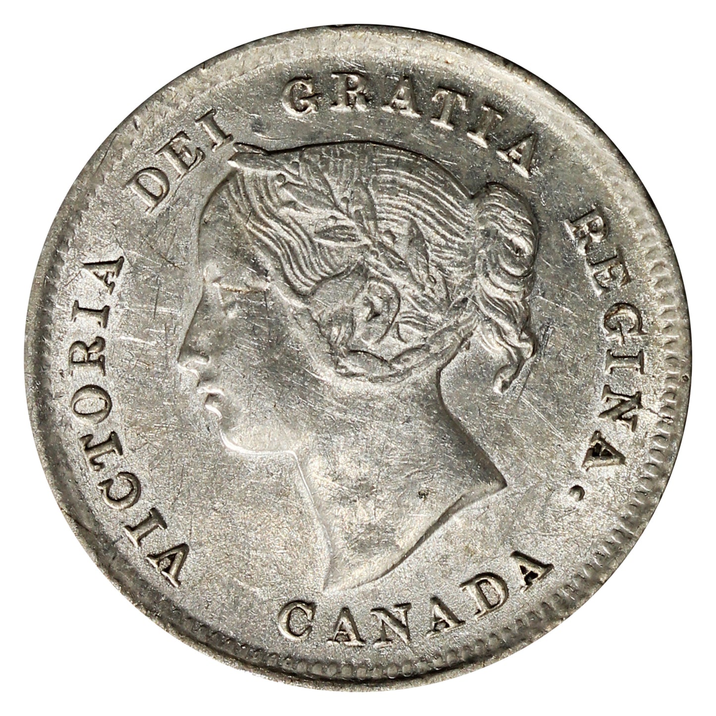 1898 Canada 5-cents EF-AU (EF45) $