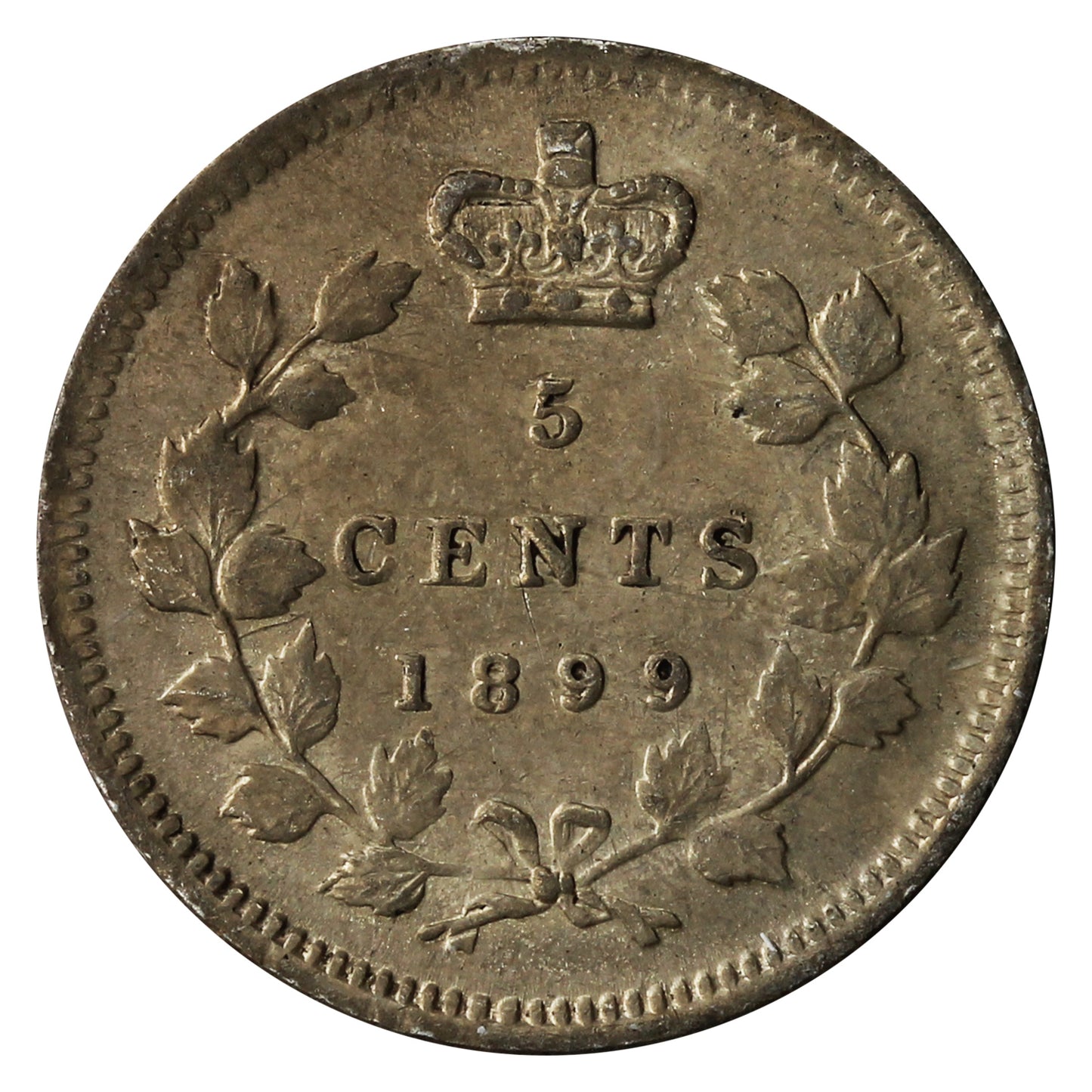 1899 Canada 5-cents Extra Fine (EF40)