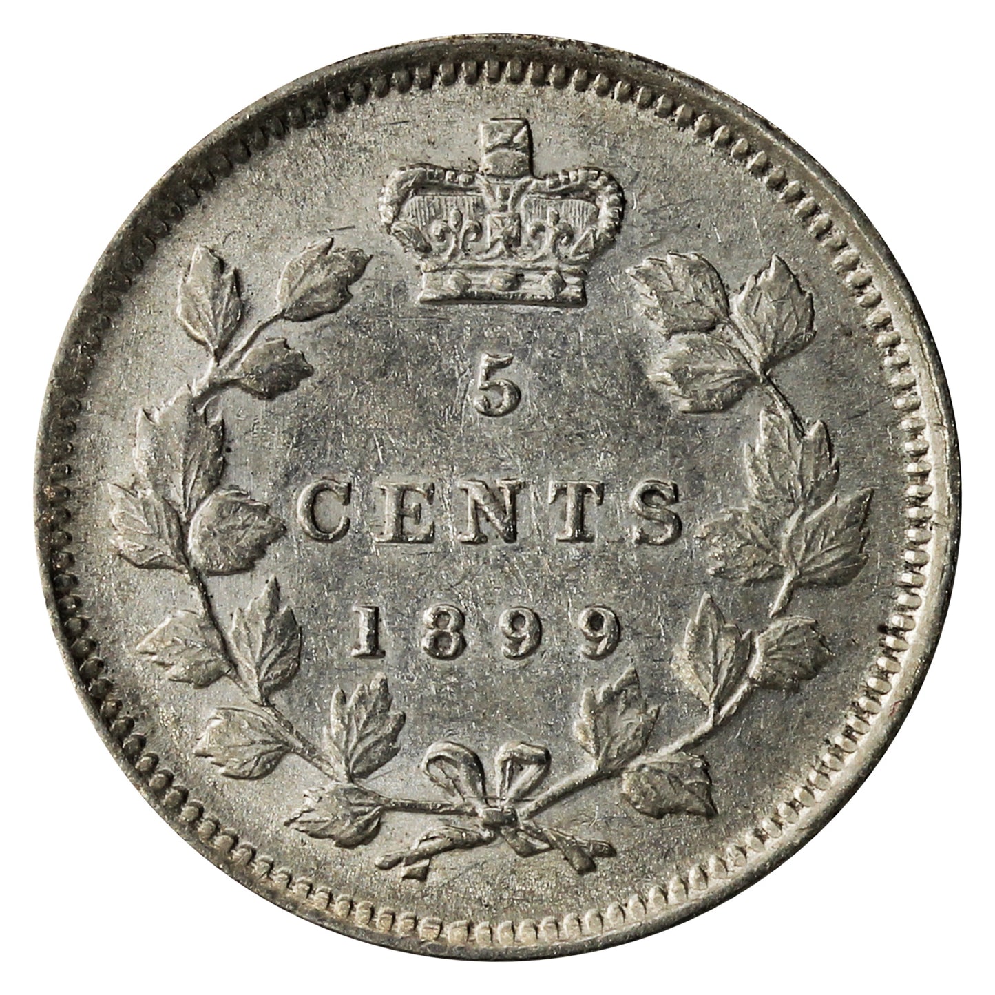 1899 Canada 5-cents EF-AU (EF45)