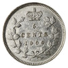 1900 Oval 0's Canada 5-cents EF-AU (EF45) $