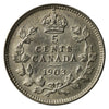 1903 Canada 5-cents EF-AU (EF45) $