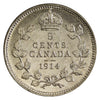 1914 Canada 5-cents UNC+ (MS62) $