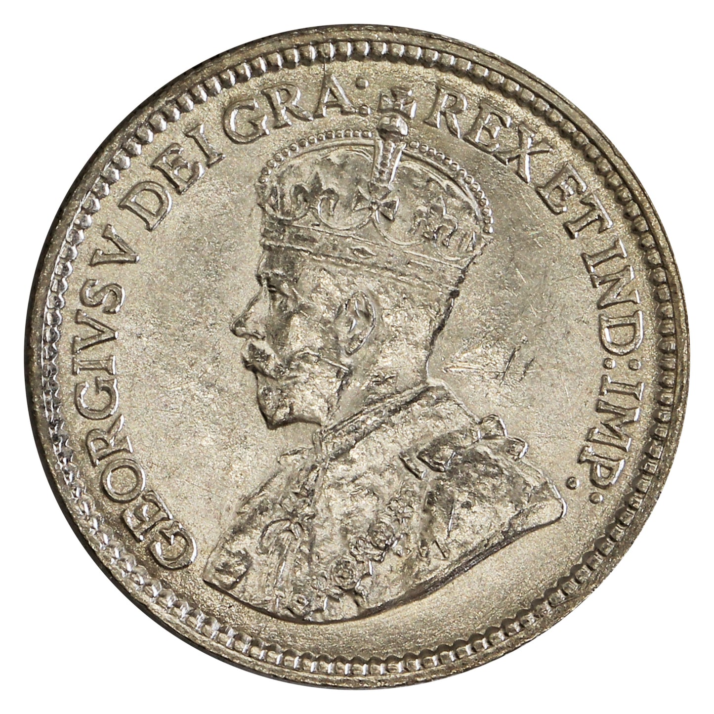 1914 Canada 5-cents UNC+ (MS62) $
