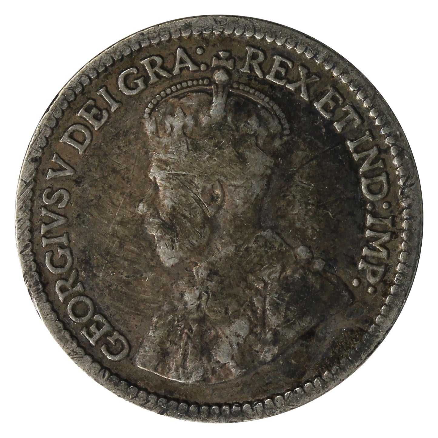 1912 Canada 5-cents Very Good (VG8)