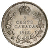 1912 Canada 5-cents Brilliant Uncirculated (MS63) $