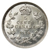 1914 Canada 5-cents Brilliant Uncirculated (MS63) $