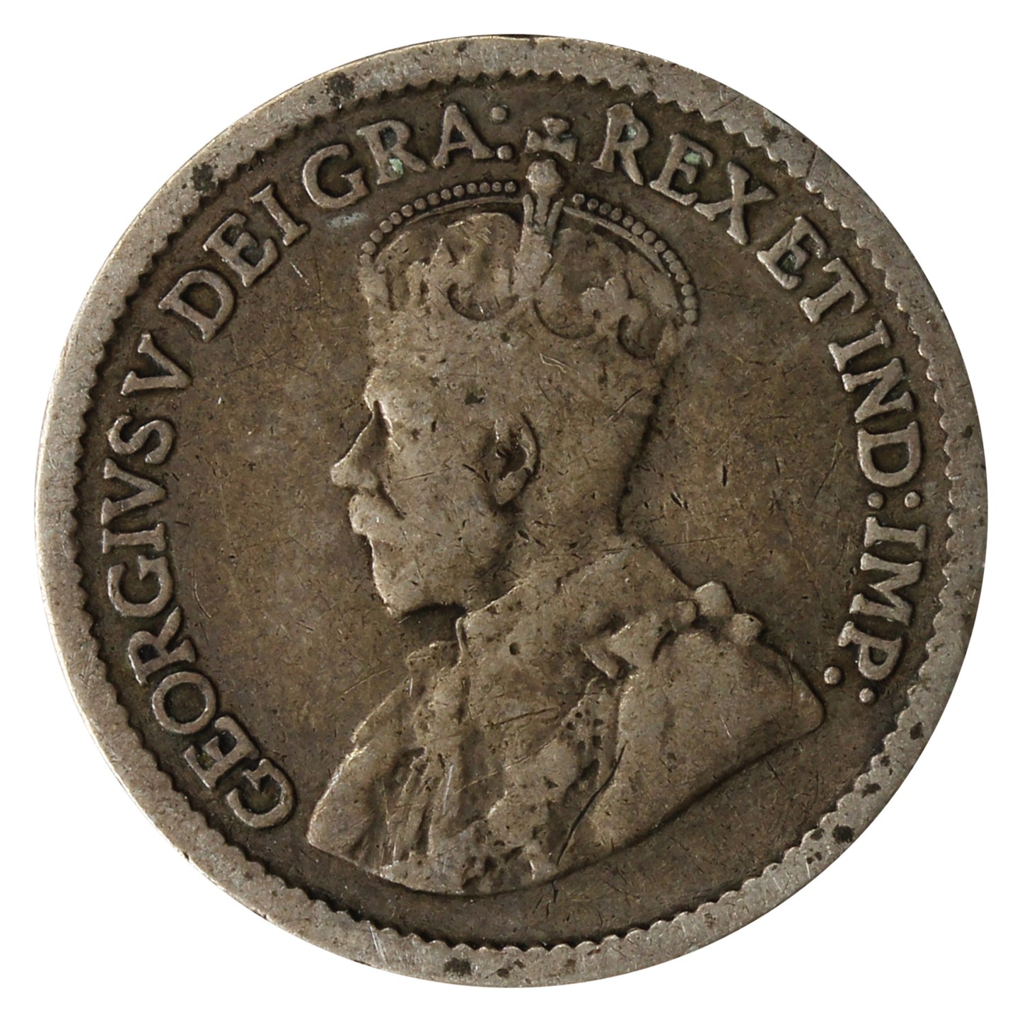 1917 Canada 5-cents Very Good (VG8)