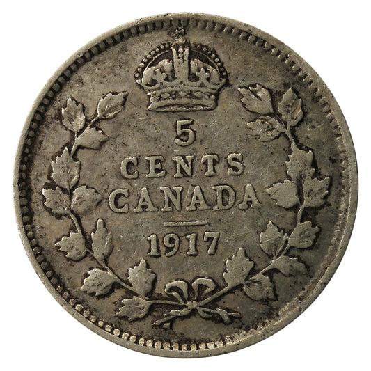 1917 Canada 5-cents Very Fine (VF20)
