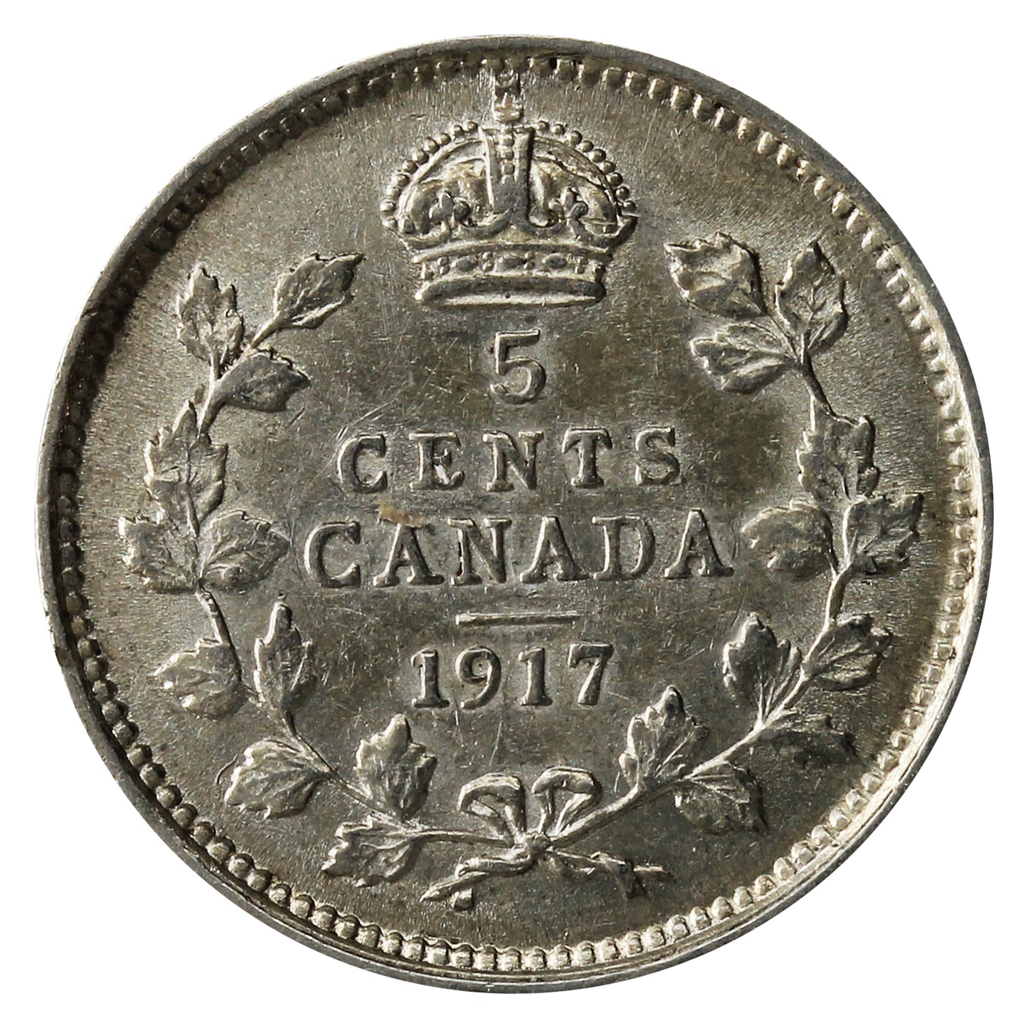 1917 Canada 5-cents VF-EF (VF30)