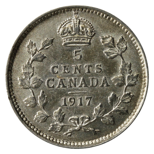 1917 Canada 5-cents VF-EF (VF30)