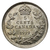 1919 Canada 5-cents UNC+ (MS62) $