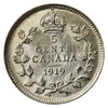 1919 Canada 5-cents AU-UNC (AU55)