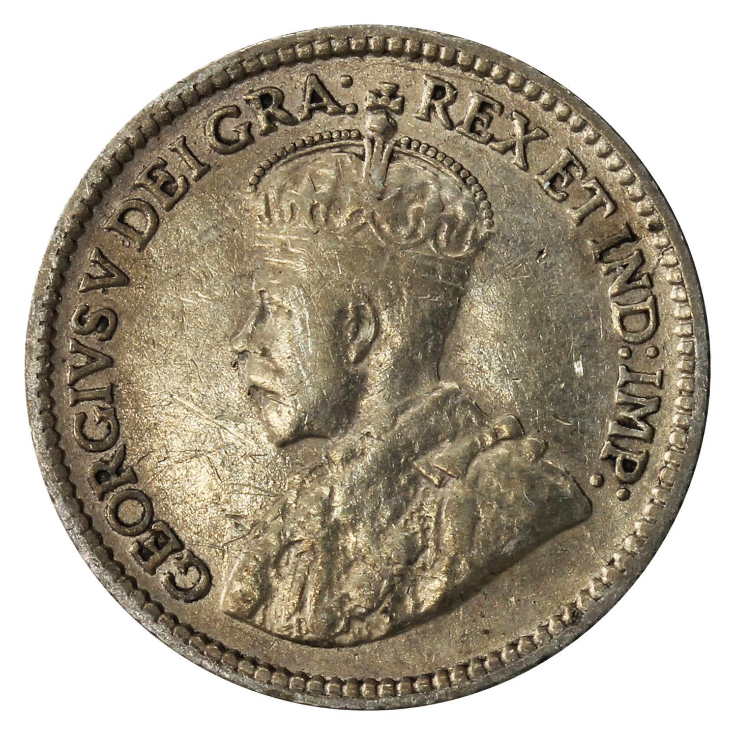 1920 Canada 5-cents F-VF (F15)