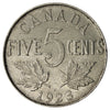 1923 Canada 5-cents F-VF (F15)