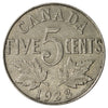 1923 Canada 5-cents Fine (F12)