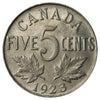 1923 Canada 5-cents VF-EF (VF30)