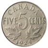 1924 Canada 5-cents Very Fine (VF20)