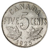 1925 Canada 5-cents Very Fine (VF20) $