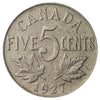 1927 Canada 5-cents Very Fine (VF20)