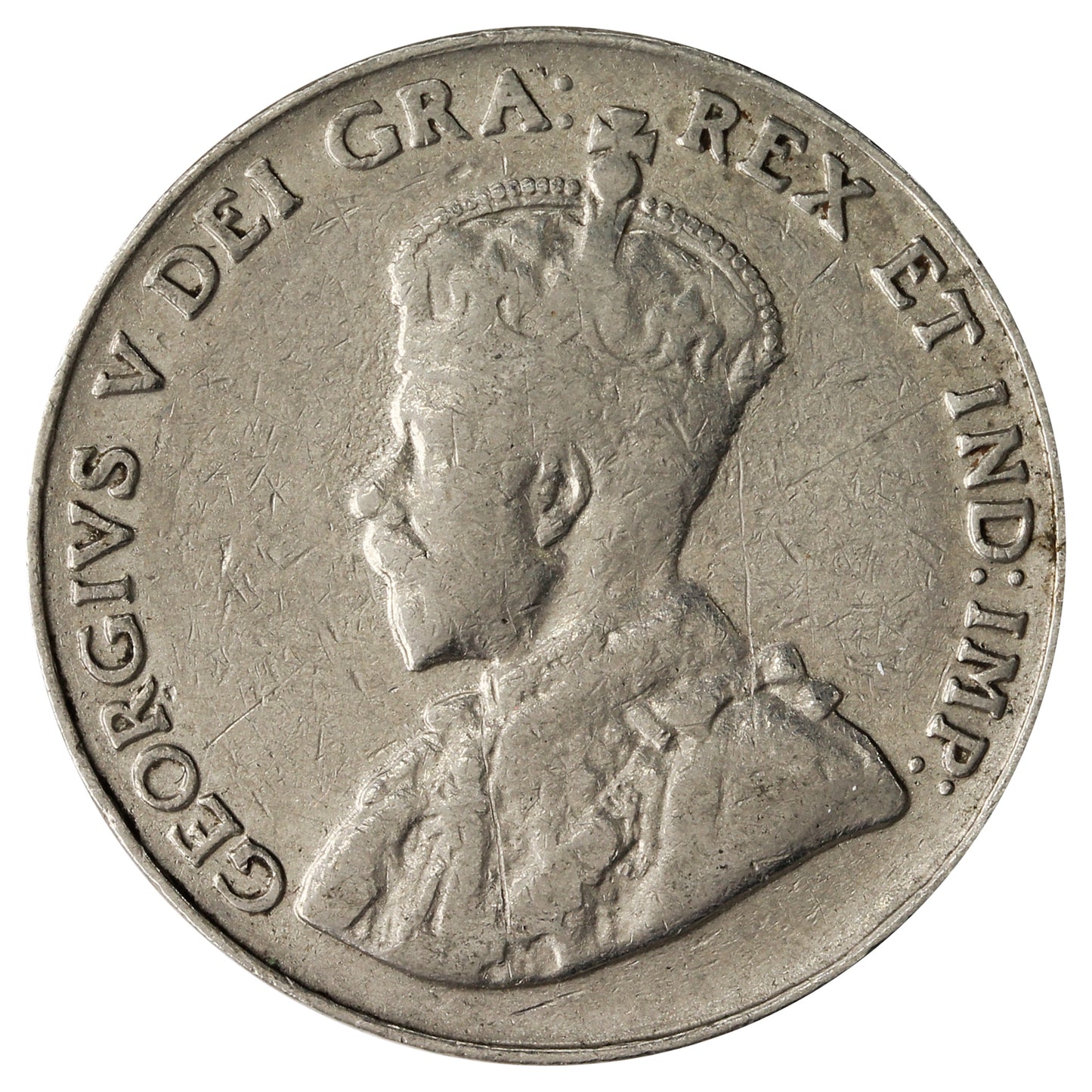 1927 Canada 5-cents Fine (F12)