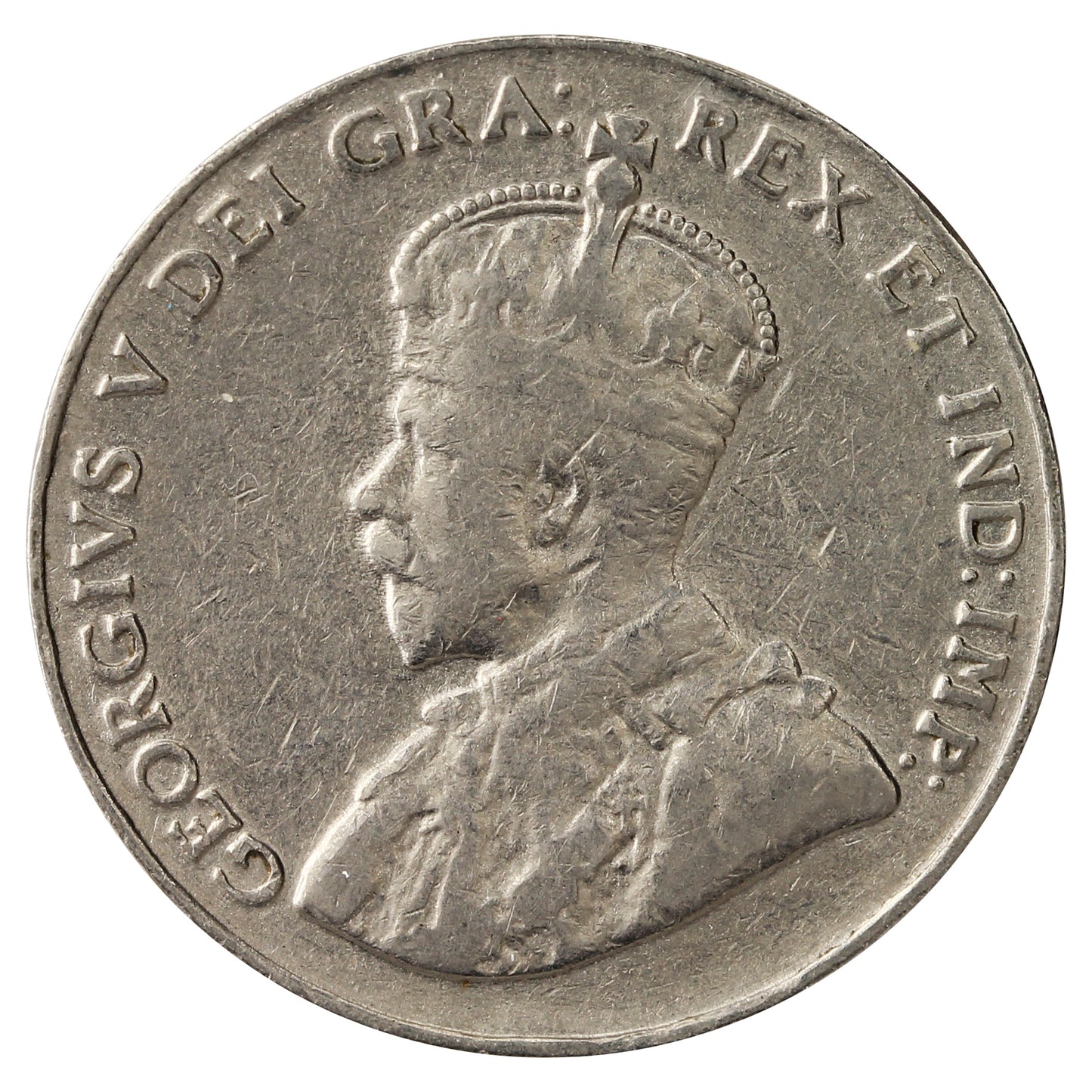 1927 Canada 5-cents F-VF (F15)
