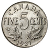 1927 Canada 5-cents Brilliant Uncirculated (MS63) $