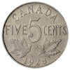 1928 Canada 5-cents Fine (F12)