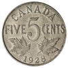 1928 Canada 5-cents F-VF (F15)