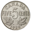 1928 Canada 5-cents Extra Fine (EF40)