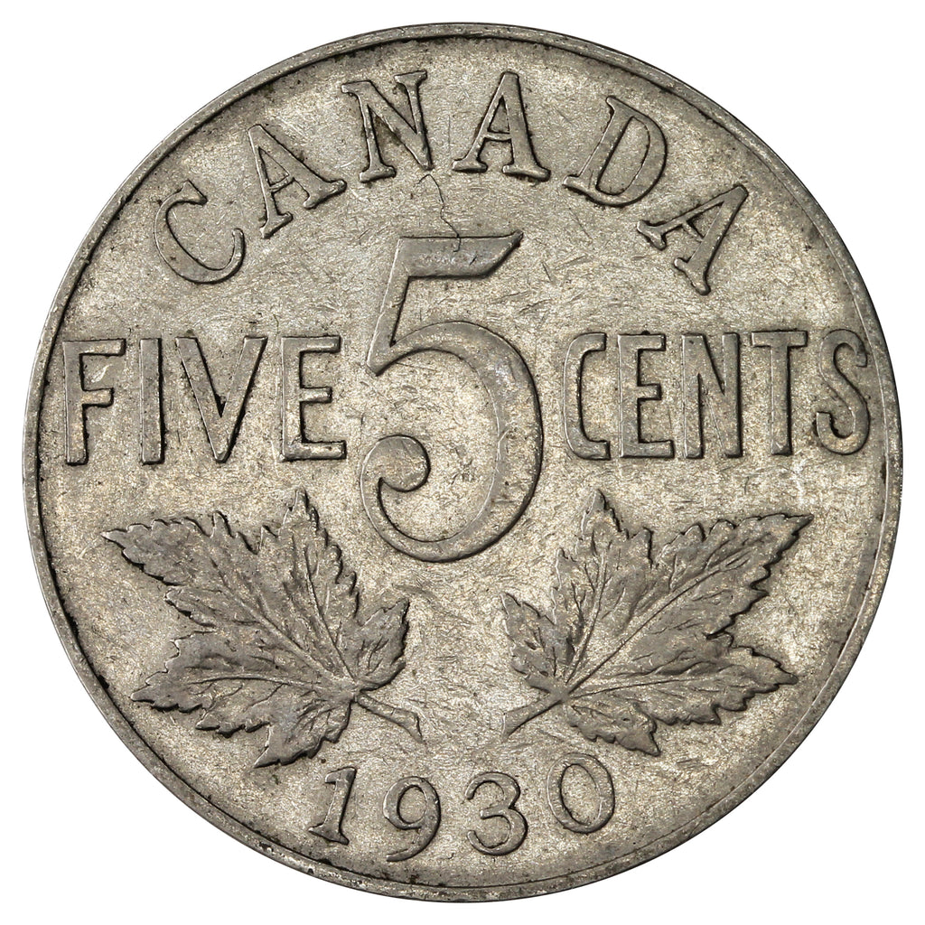 1930 Canada 5-cents Very Fine (VF20)