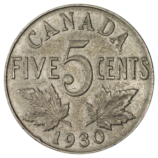 1930 Canada 5-cents VG-F (VG10)