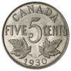 1930 Canada 5-cents EF-AU (EF45)