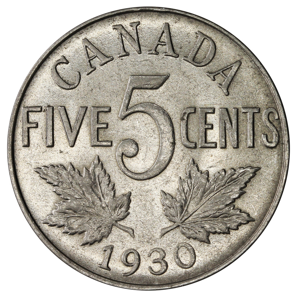 1930 Canada 5-cents EF-AU (EF45)