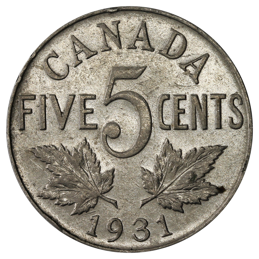 1931 Canada 5-cents Very Fine (VF20)