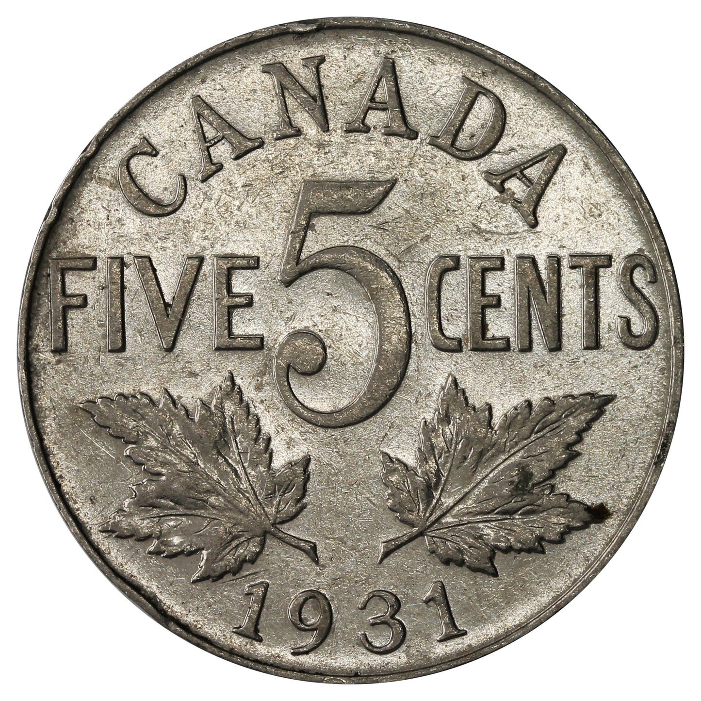 1931 Canada 5-cents Very Fine (VF20)