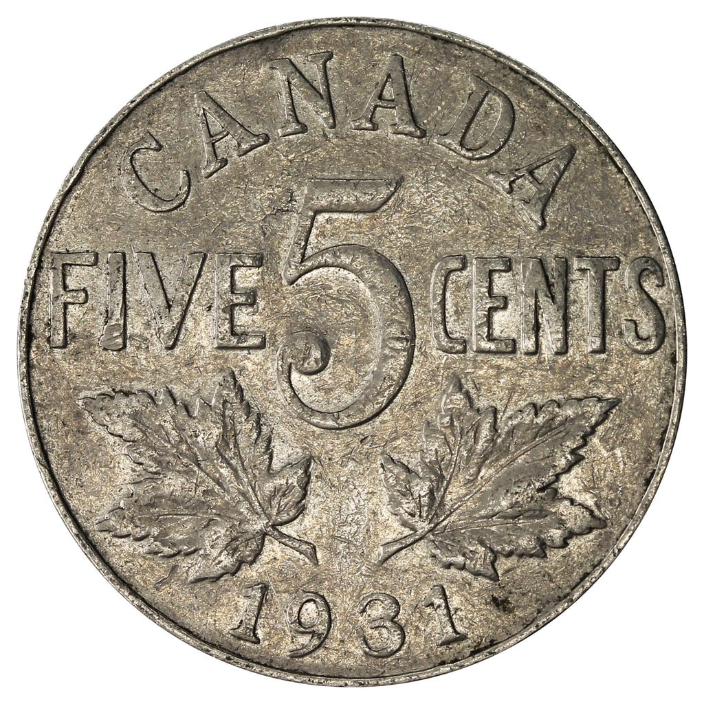 1931 Canada 5-cents VG-F (VG10)
