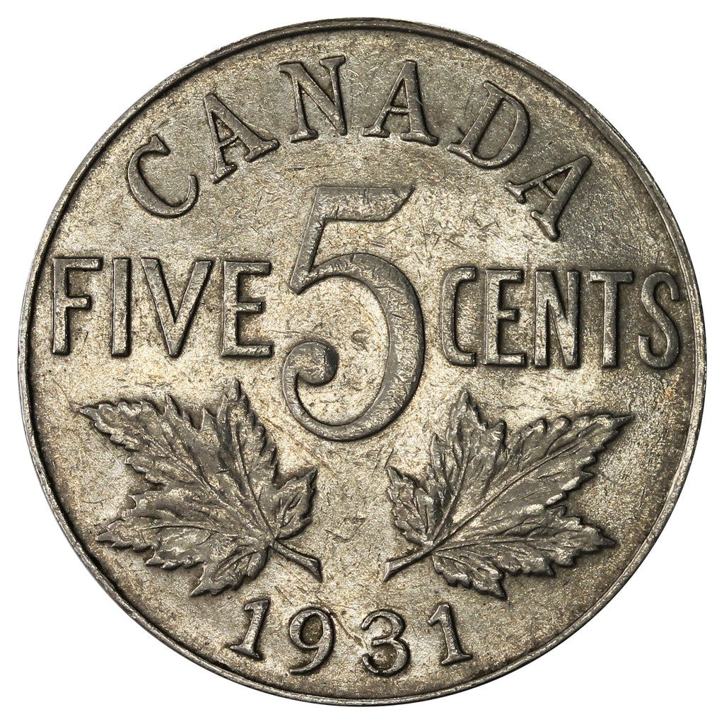 1931 Canada 5-cents VF-EF (VF30)