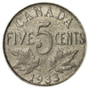 1933 Canada 5-cents F-VF (F15)