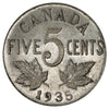 1935 Canada 5-cents VF-EF (VF30)