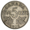 1936 Canada 5-cents Extra Fine (EF40)